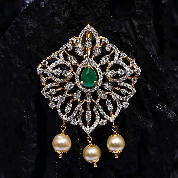 CZ Emerald Pendant
