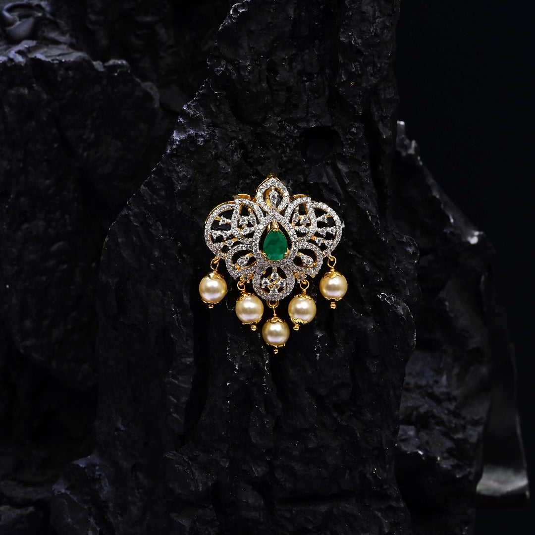 CZ Emerald Pendant