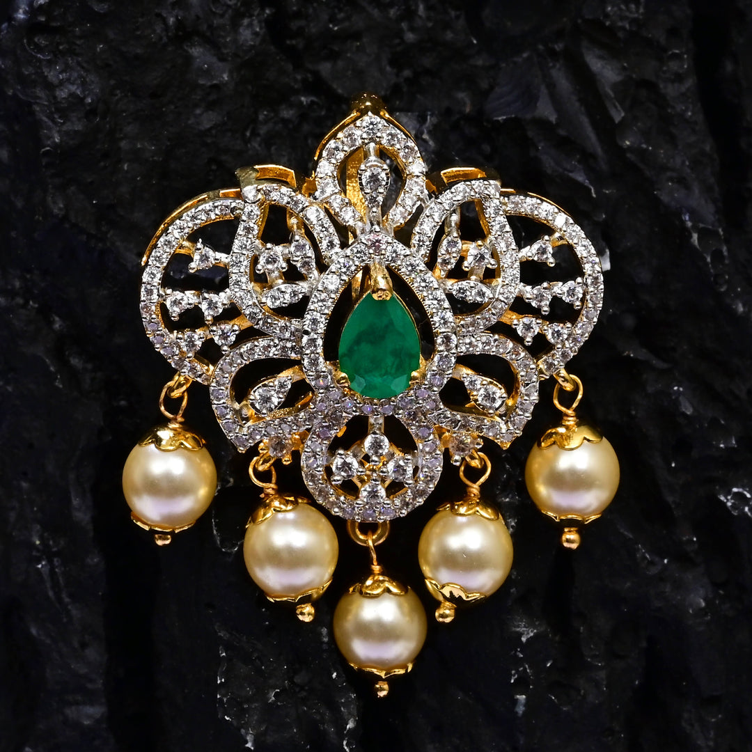 CZ Emerald Pendant
