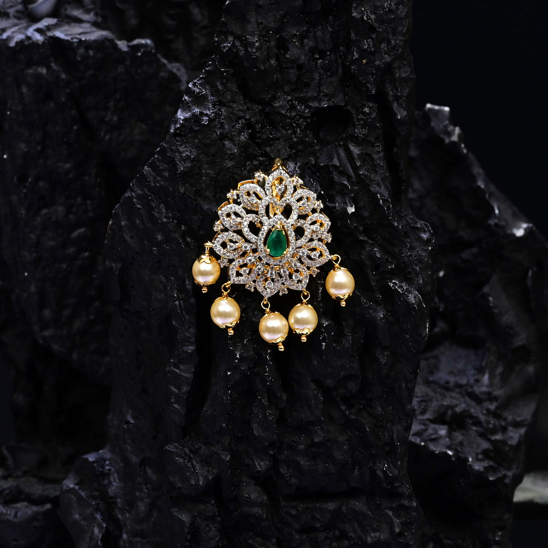 CZ Emerald Pendant