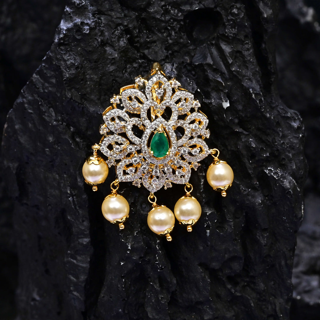 CZ Emerald Pendant