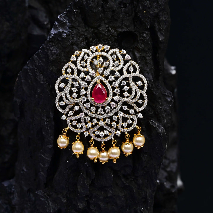 CZ Ruby Pendant