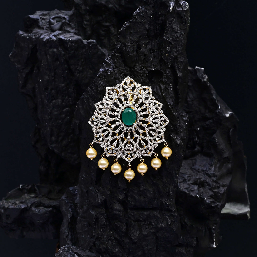 CZ Emerald Pendant