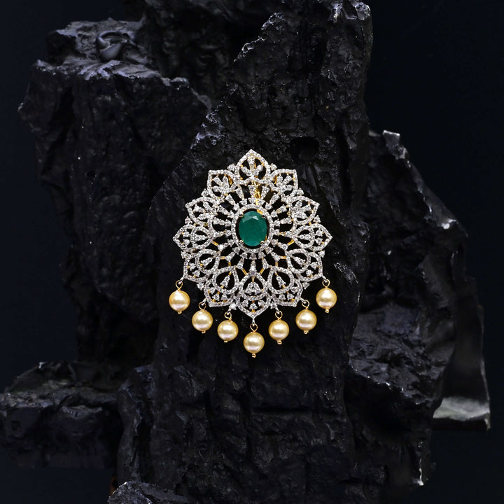 CZ Emerald Pendant