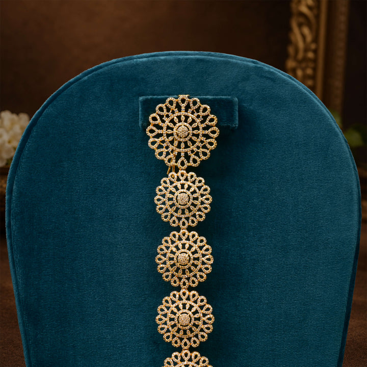 CZ Gold Finish Jada Billa