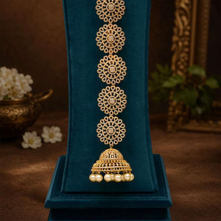 CZ Gold Finish Jada Billa