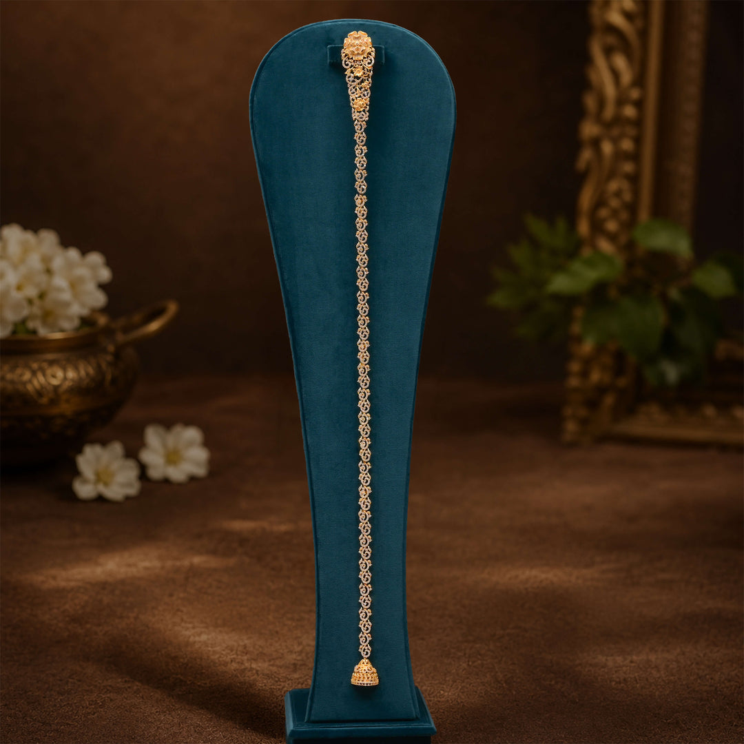 CZ Gold Finish Jada Billa