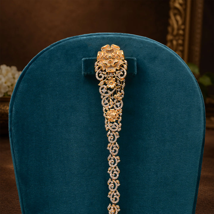 CZ Gold Finish Jada Billa