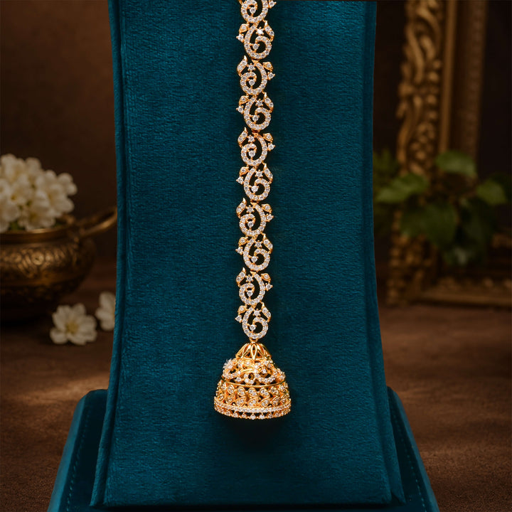 CZ Gold Finish Jada Billa