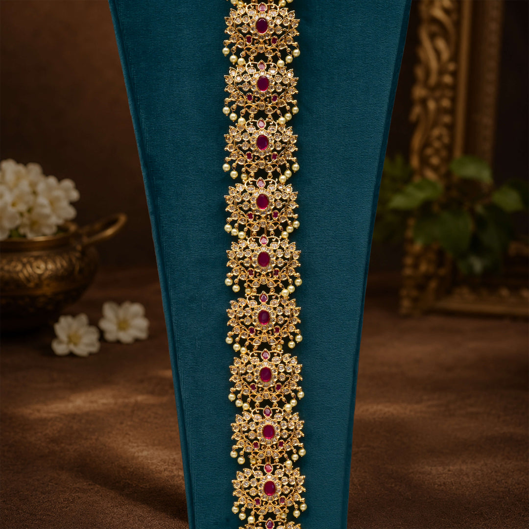 CZ Gold Finish Jada Billa