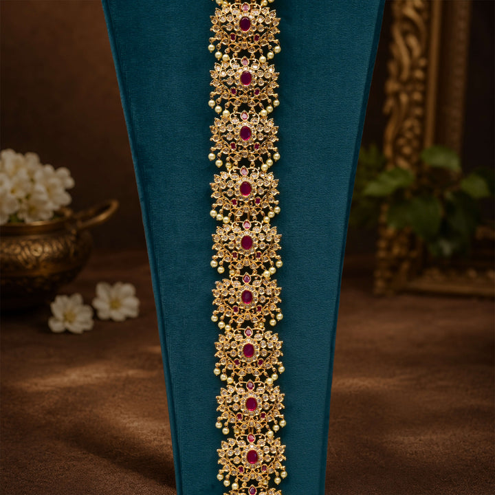 CZ Gold Finish Jada Billa