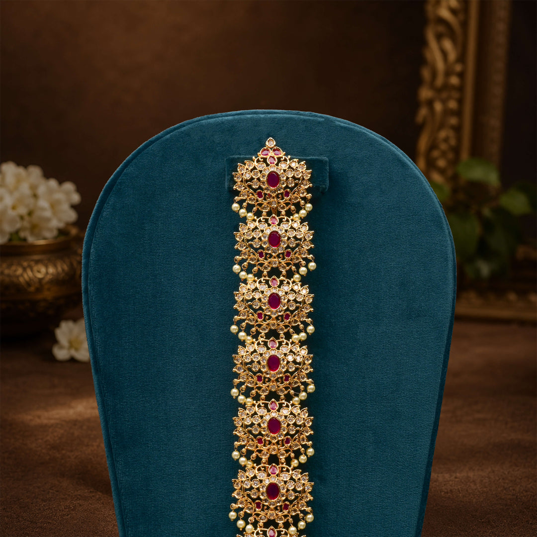 CZ Gold Finish Jada Billa