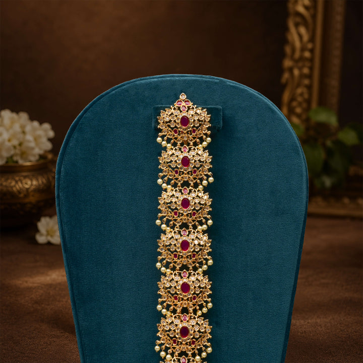 CZ Gold Finish Jada Billa
