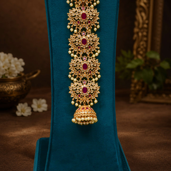 CZ Gold Finish Jada Billa