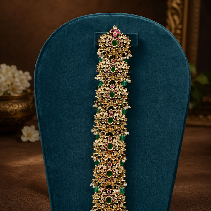 CZ Gold Finish Jada Billa