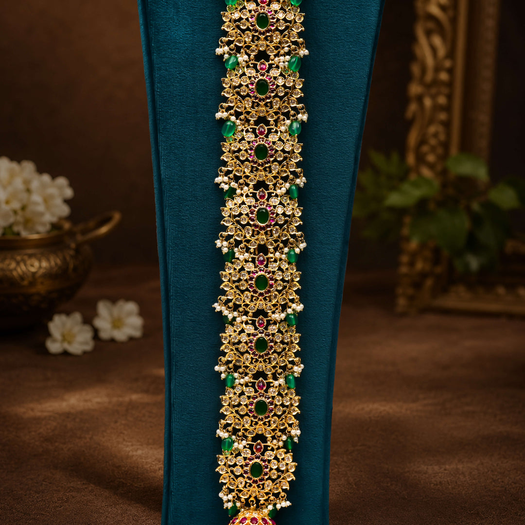 CZ Gold Finish Jada Billa