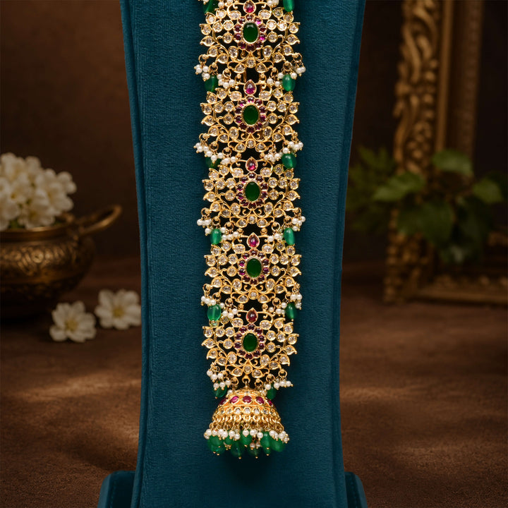 CZ Gold Finish Jada Billa