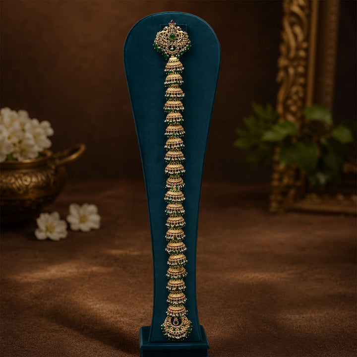 CZ Gold Finish Jada Billa