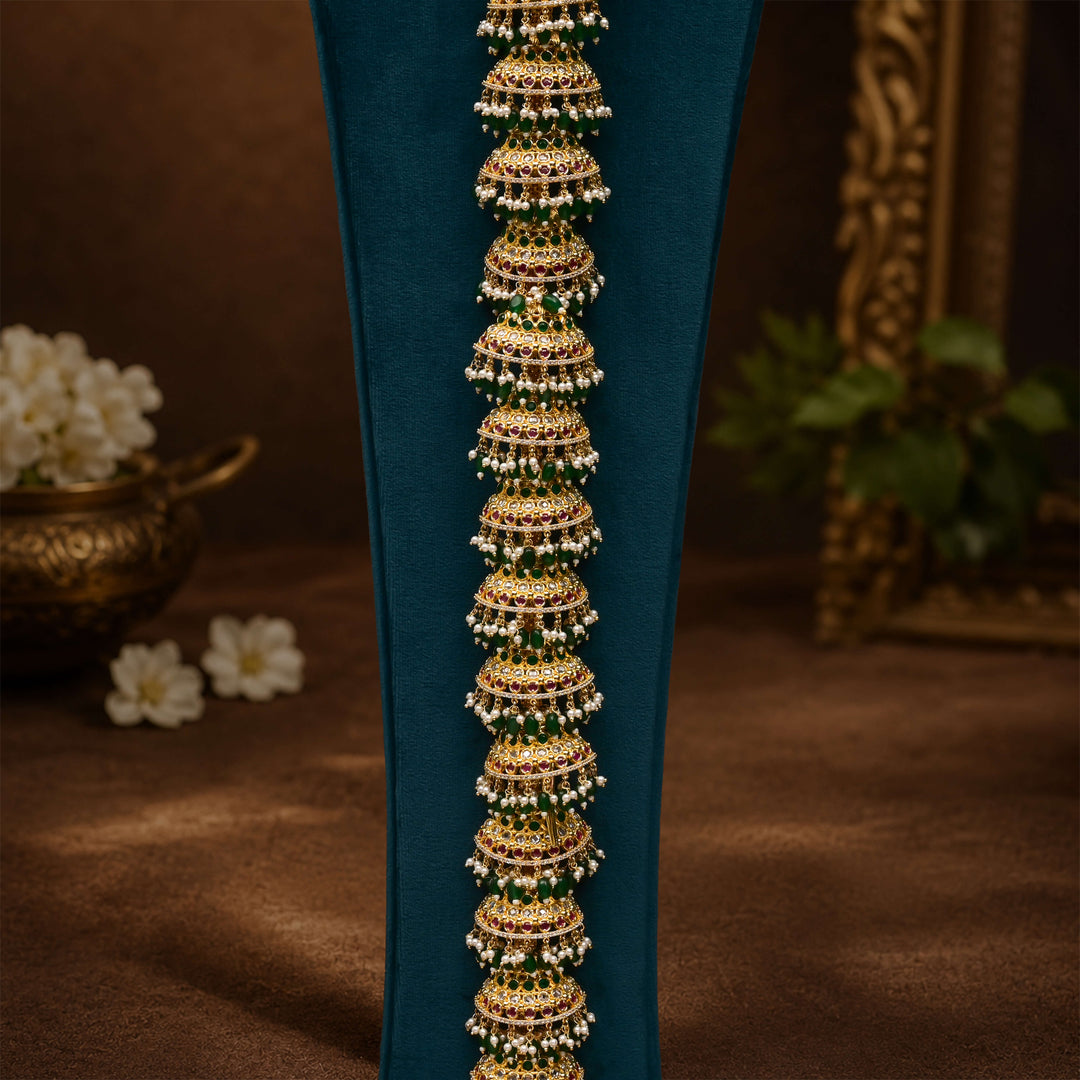 CZ Gold Finish Jada Billa