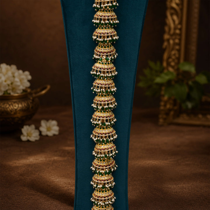 CZ Gold Finish Jada Billa