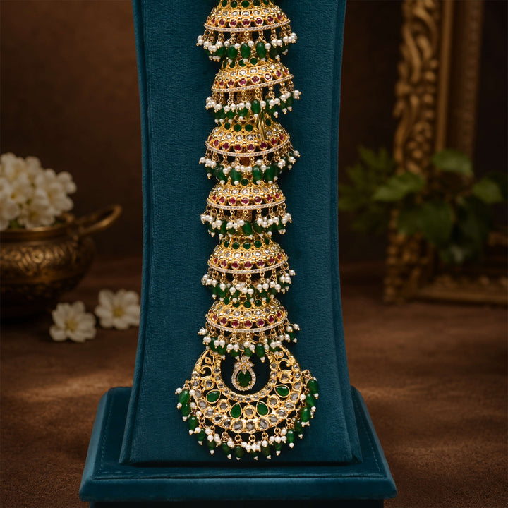 CZ Gold Finish Jada Billa