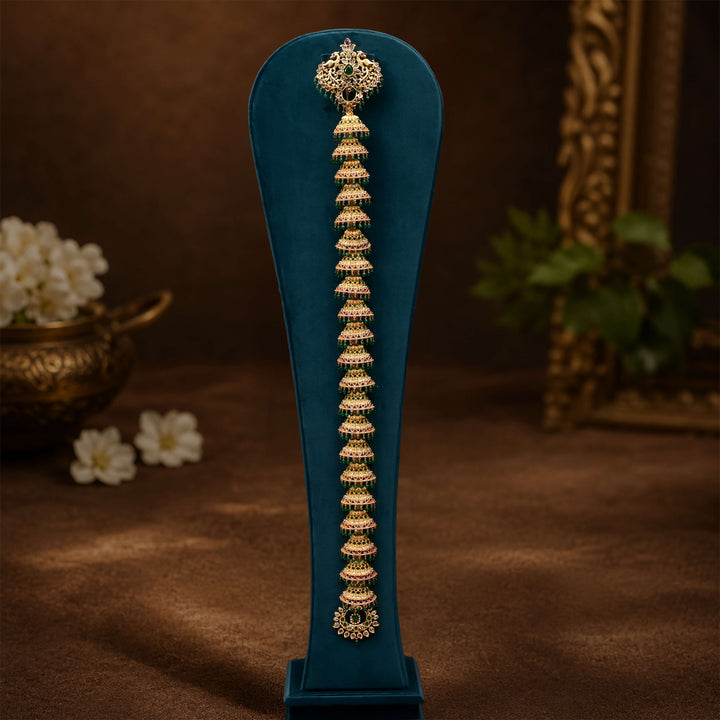 CZ Gold Finish Jada Billa