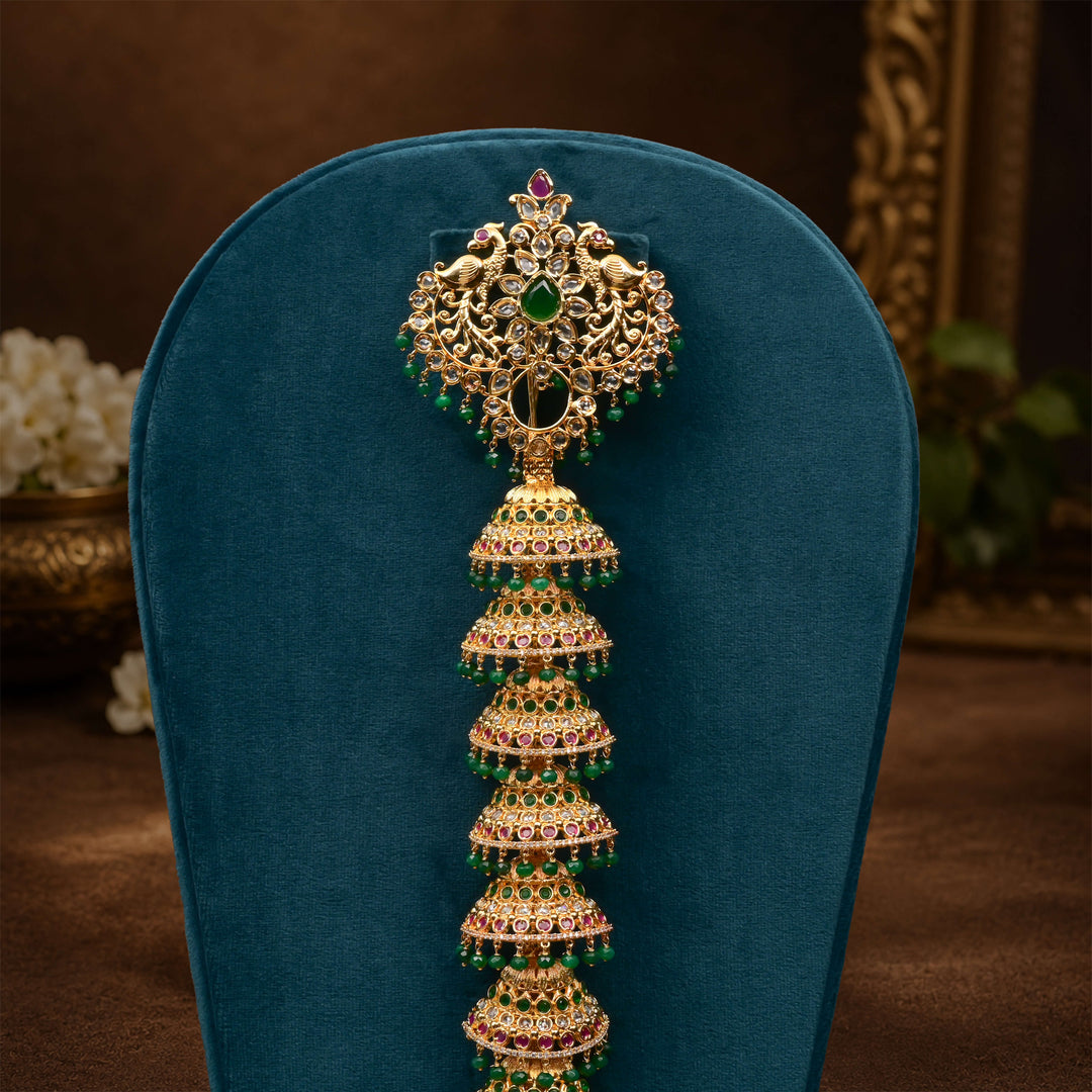 CZ Gold Finish Jada Billa