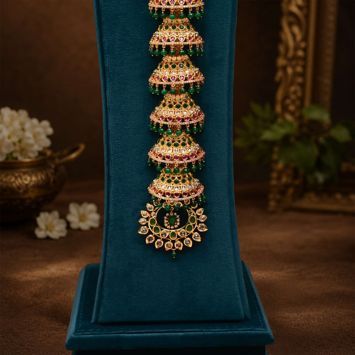 CZ Gold Finish Jada Billa