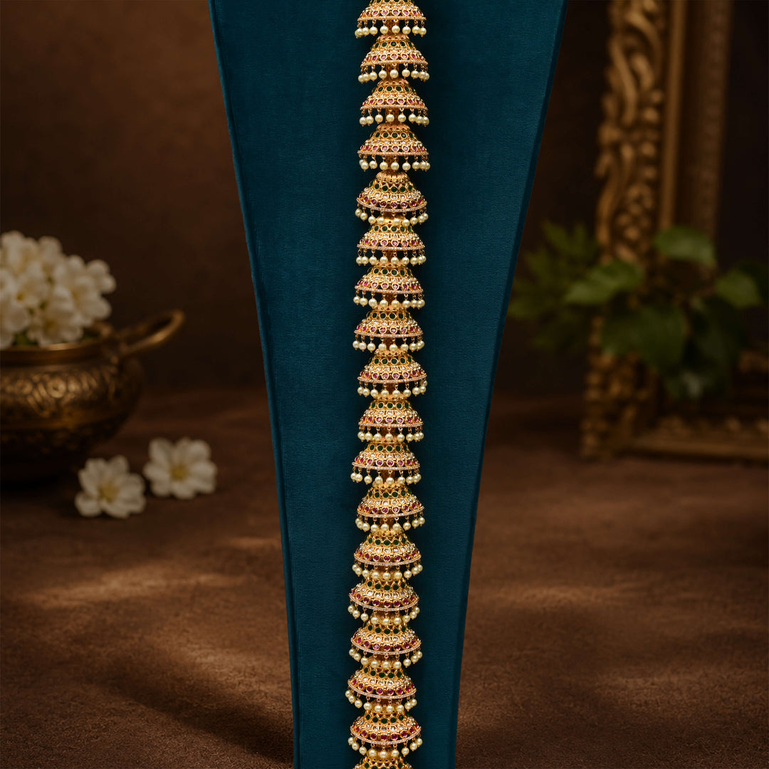 CZ Gold Finish Jada Billa