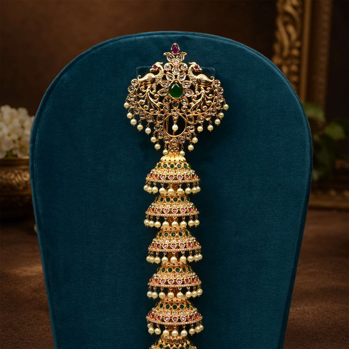 CZ Gold Finish Jada Billa