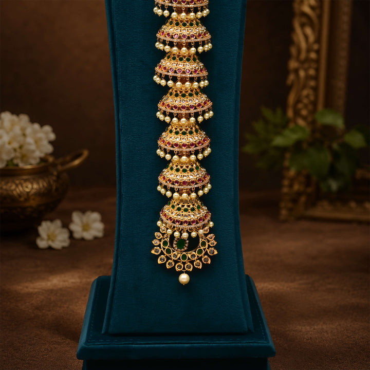 CZ Gold Finish Jada Billa