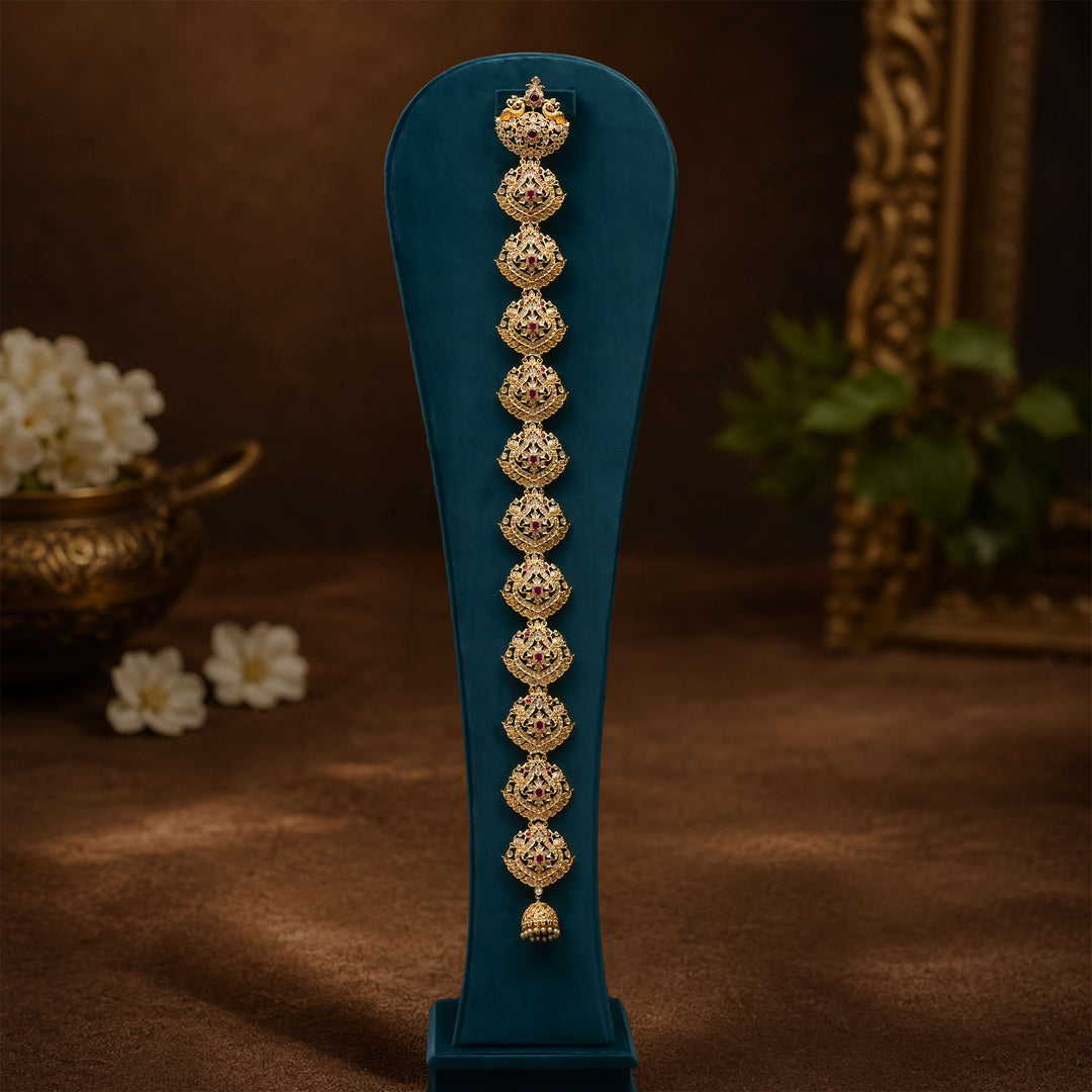 CZ Gold Finish Jada Billa