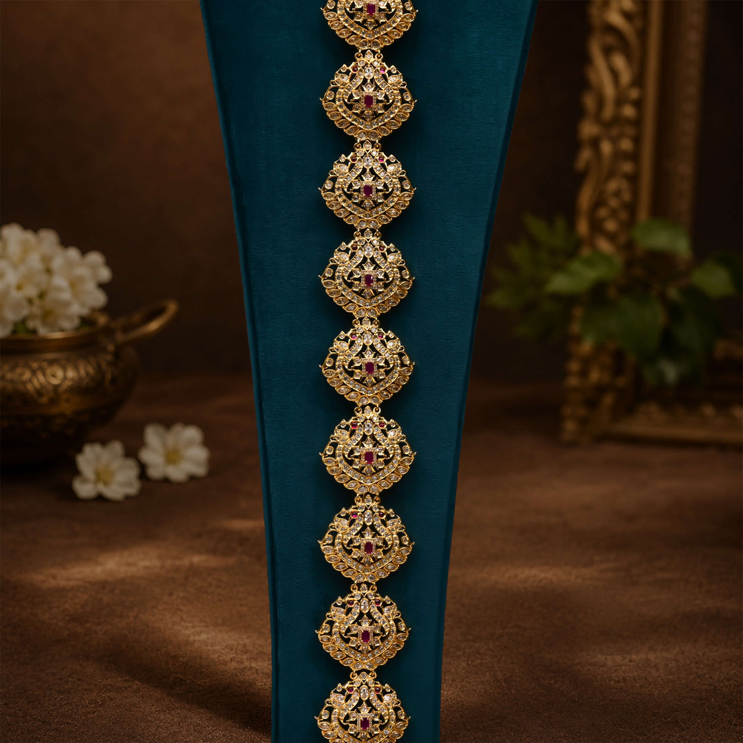 CZ Gold Finish Jada Billa