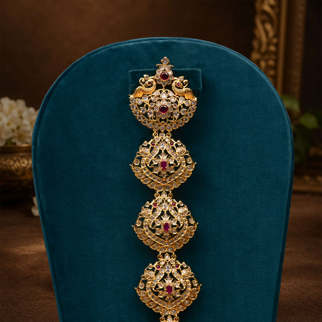 CZ Gold Finish Jada Billa