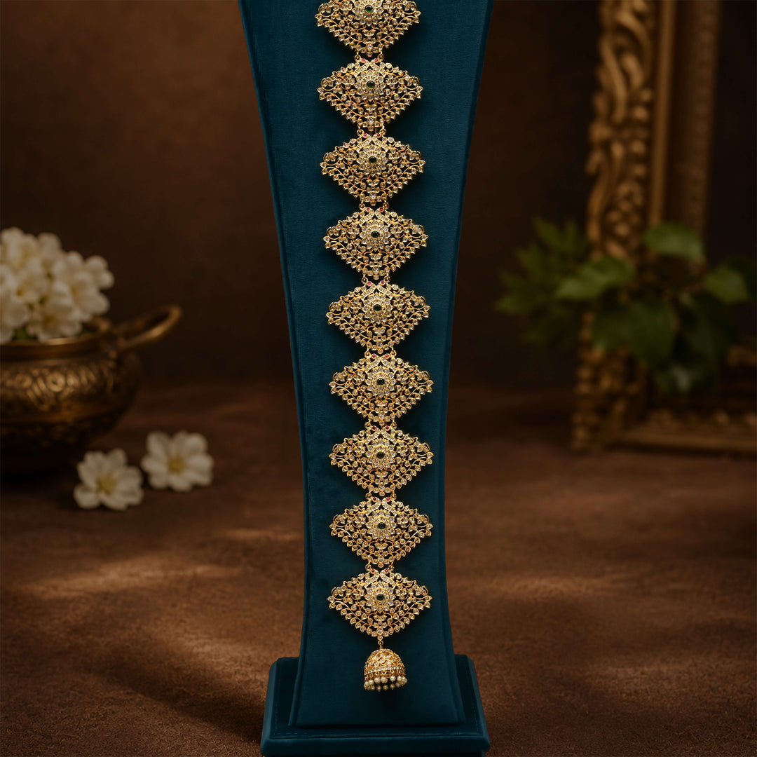CZ Gold Finish Jada Billa