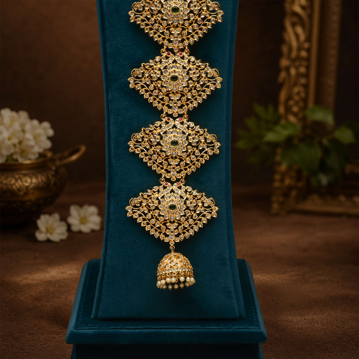 CZ Gold Finish Jada Billa