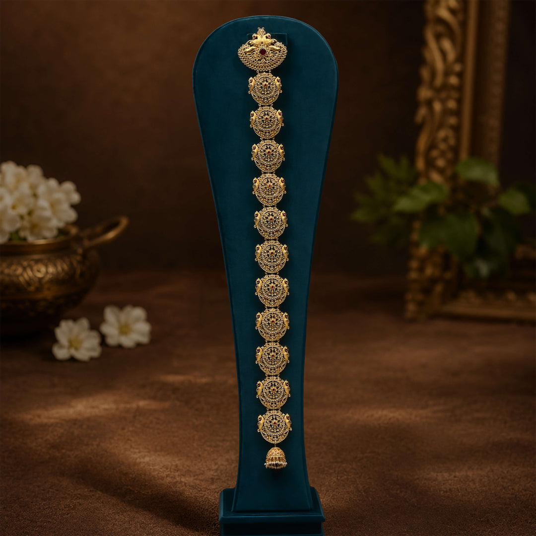 CZ Gold Finish Jada Billa