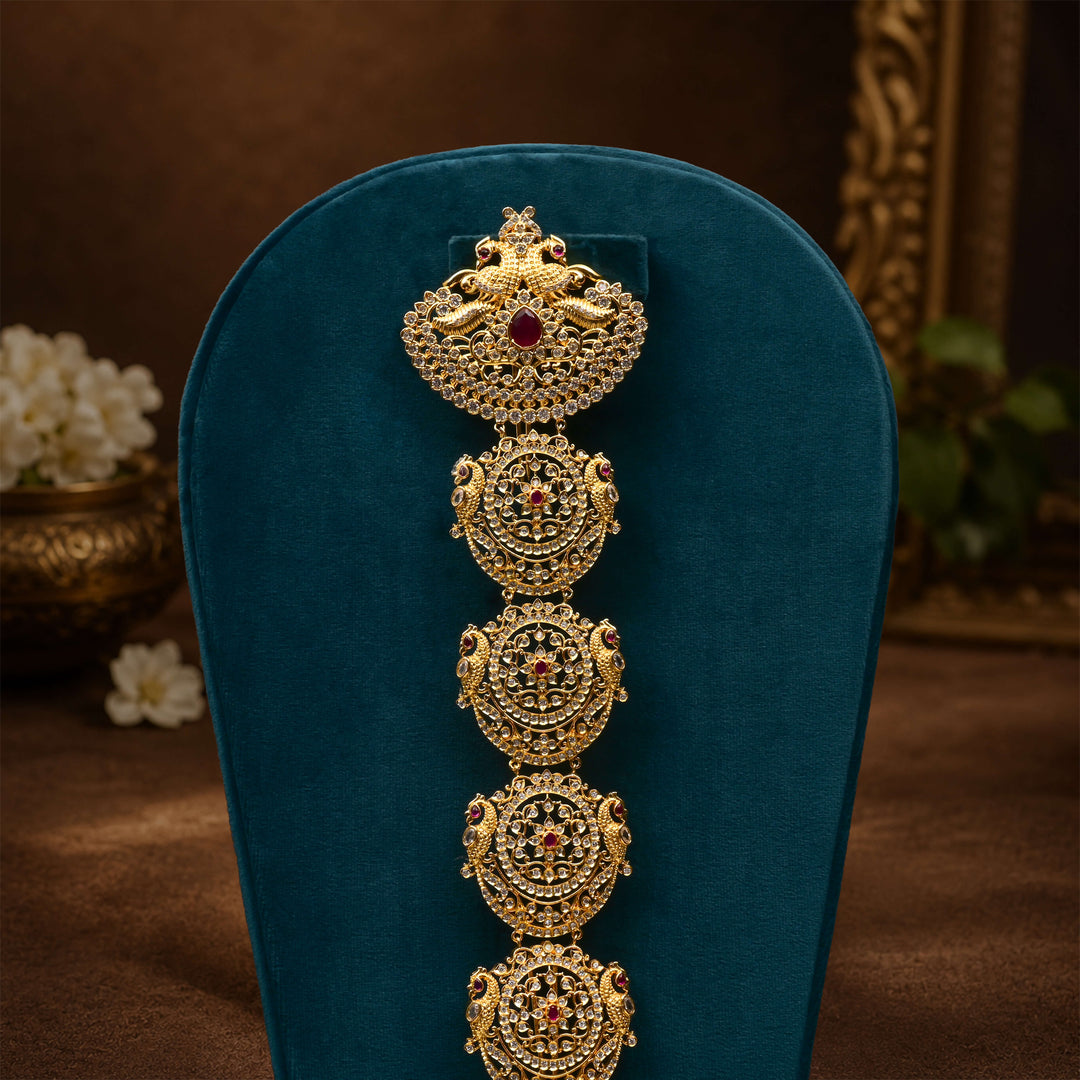 CZ Gold Finish Jada Billa