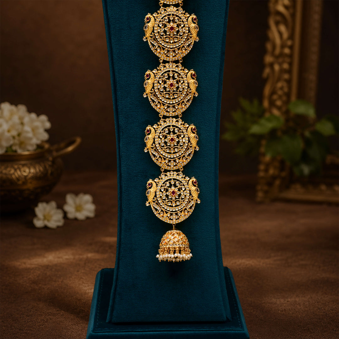 CZ Gold Finish Jada Billa