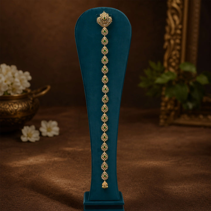 CZ Gold Finish Jada Billa