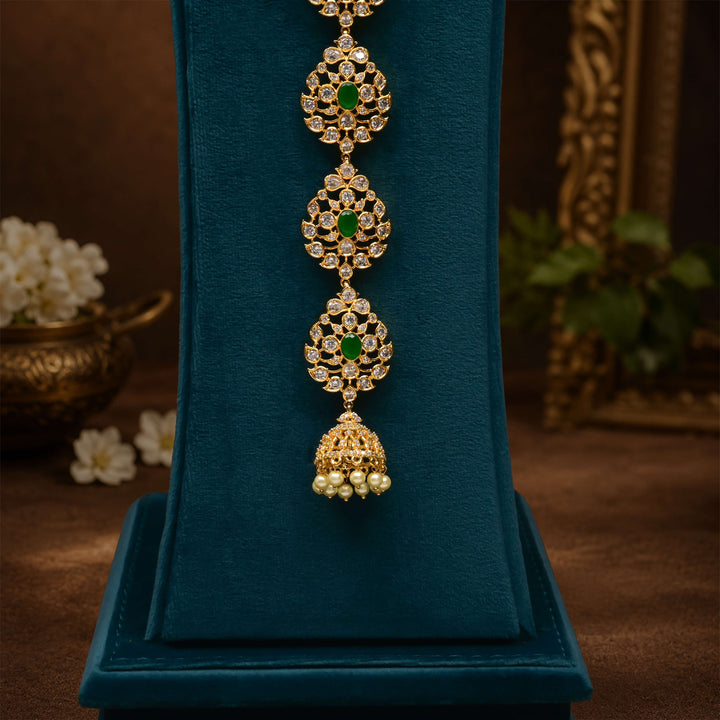 CZ Gold Finish Jada Billa