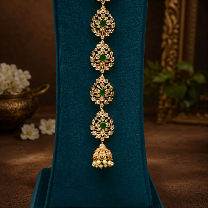 CZ Gold Finish Jada Billa