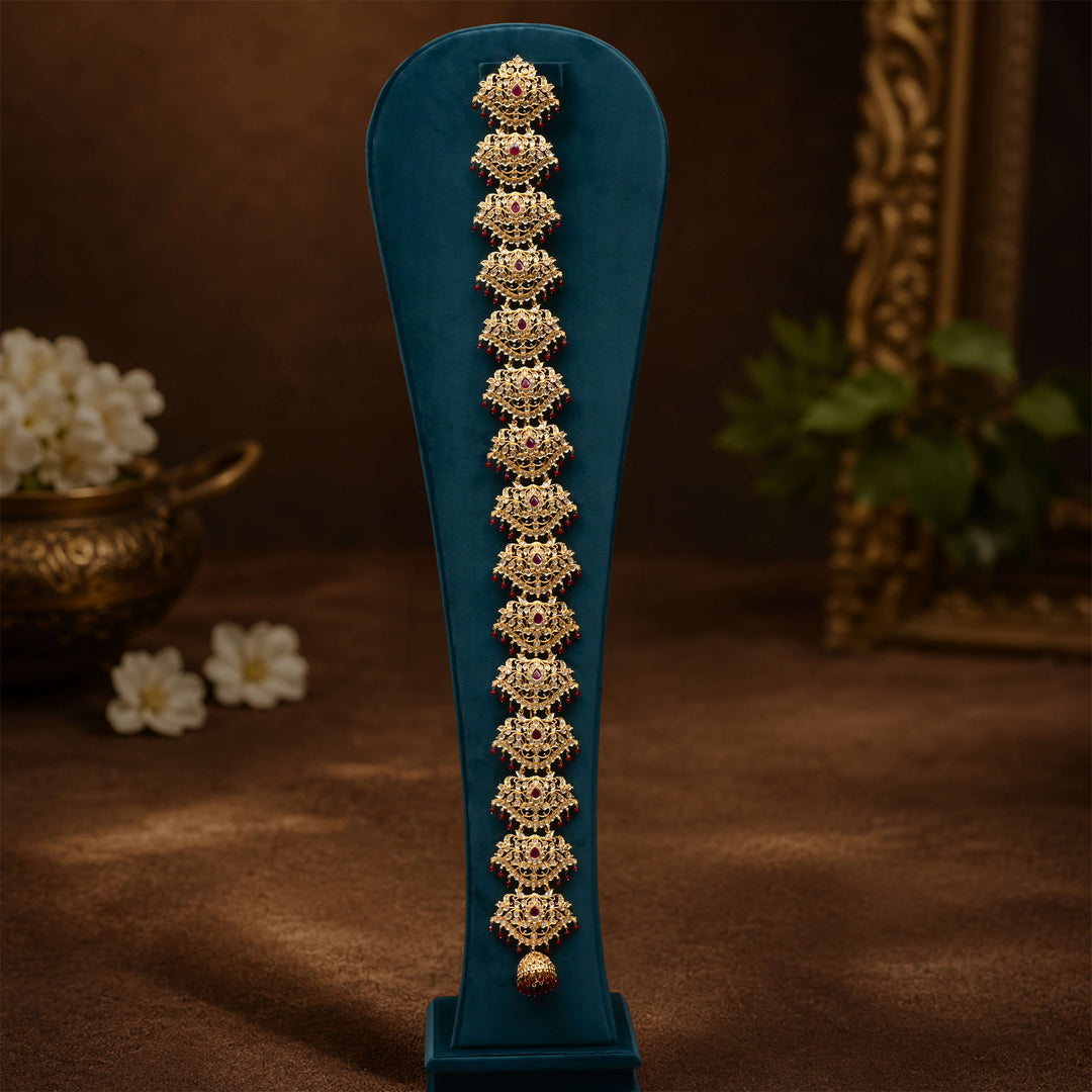 CZ Gold Finish Jada Billa