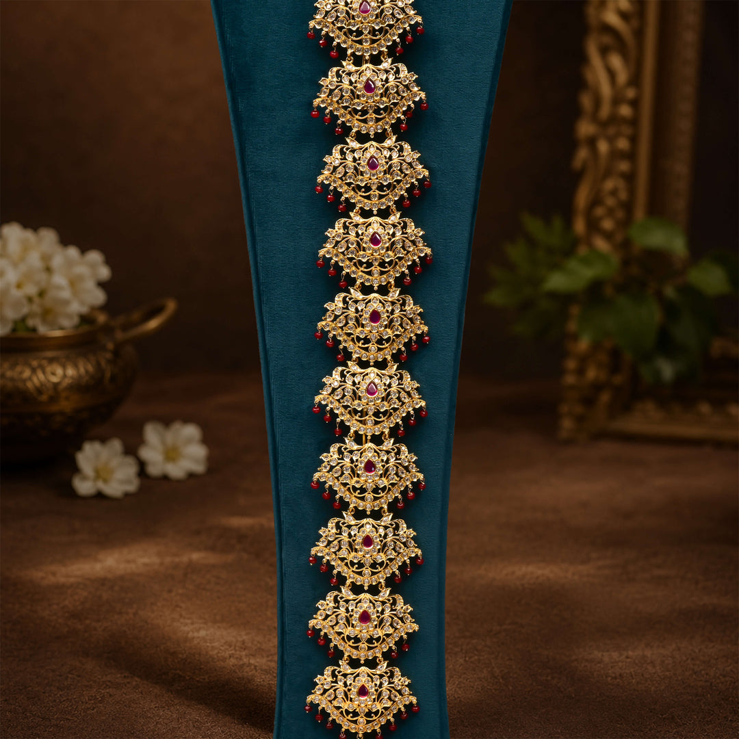 CZ Gold Finish Jada Billa