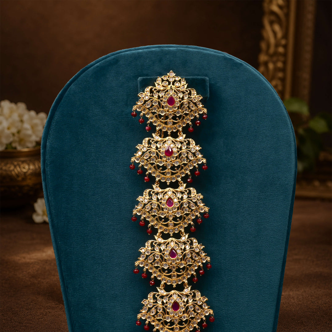 CZ Gold Finish Jada Billa