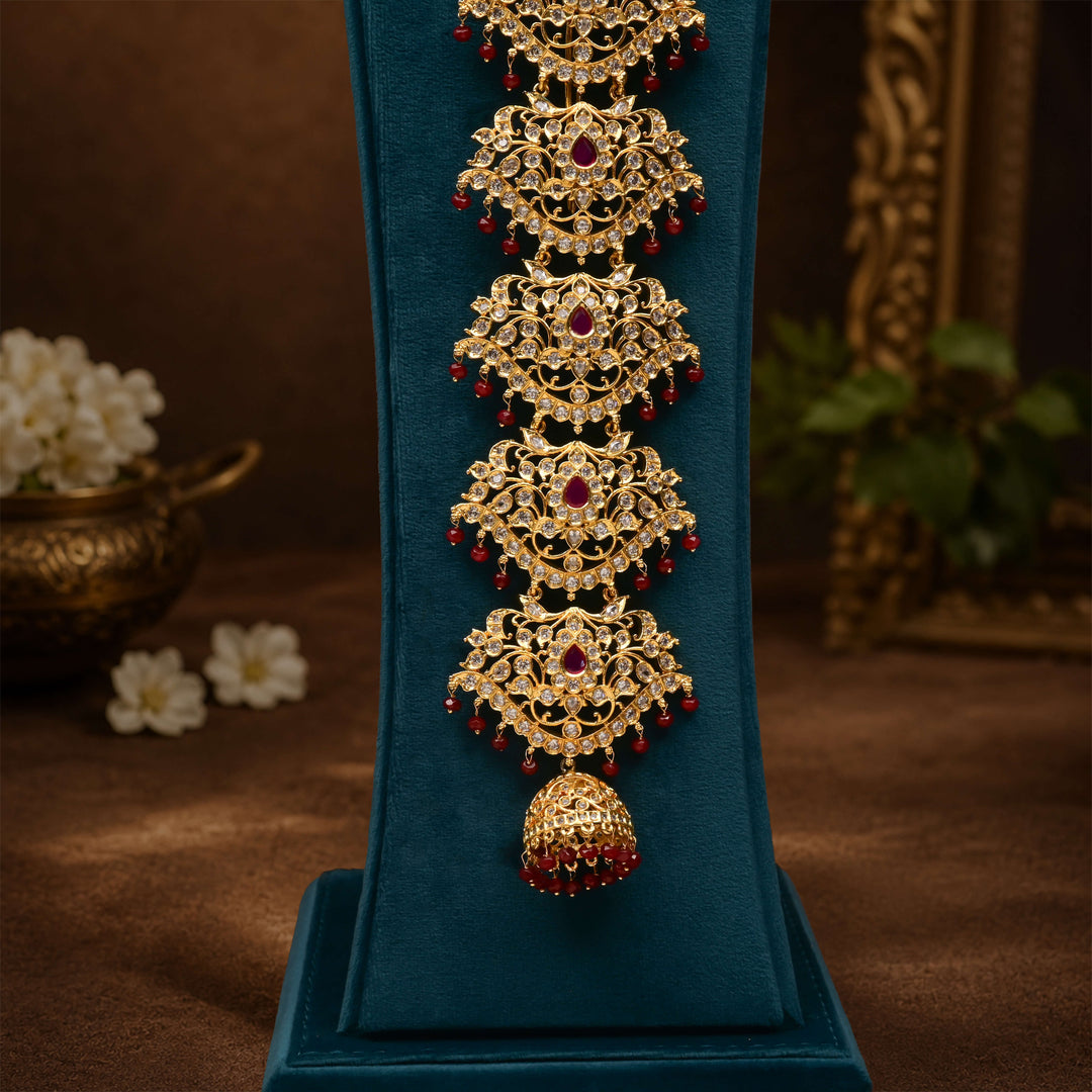 CZ Gold Finish Jada Billa