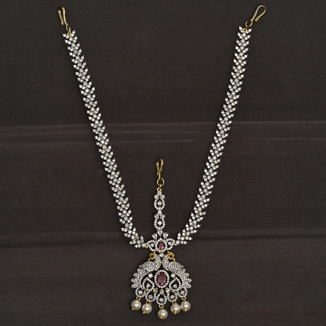 CZ Diamond Finish Mathapatti