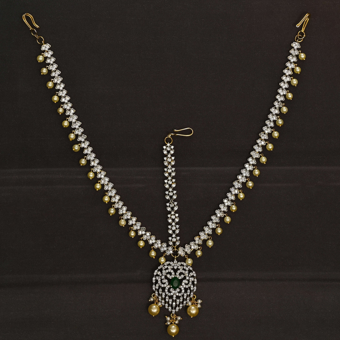 CZ Diamond Finish Mathapatti