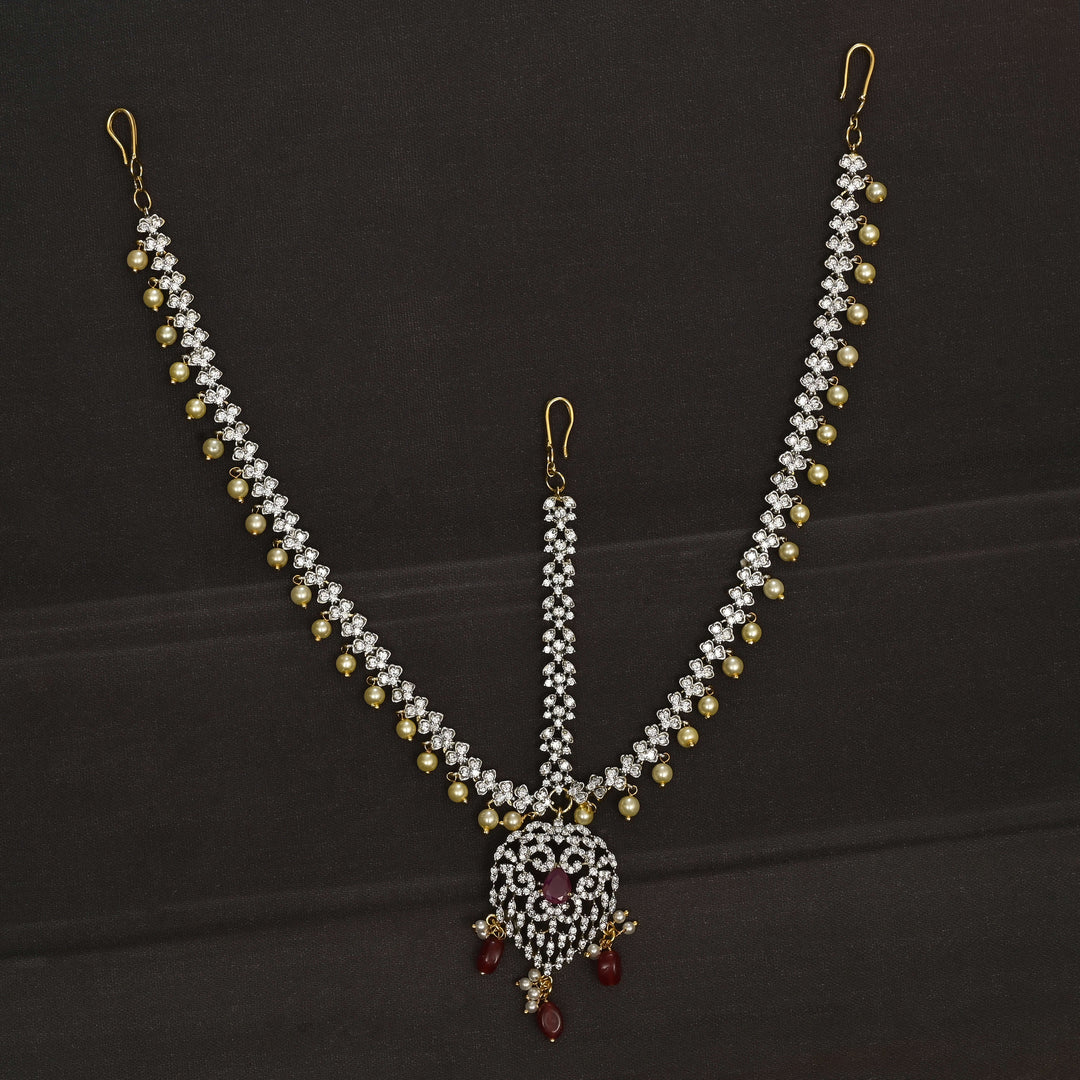 CZ Diamond Finish Mathapatti