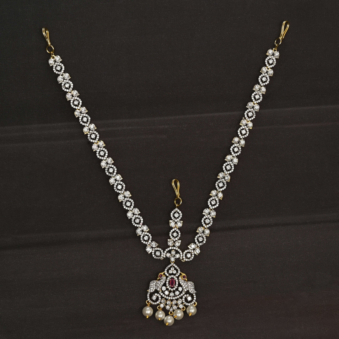 CZ Diamond Finish Mathapatti